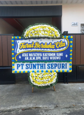 Papan Bunga Duka di Kolaka Utara